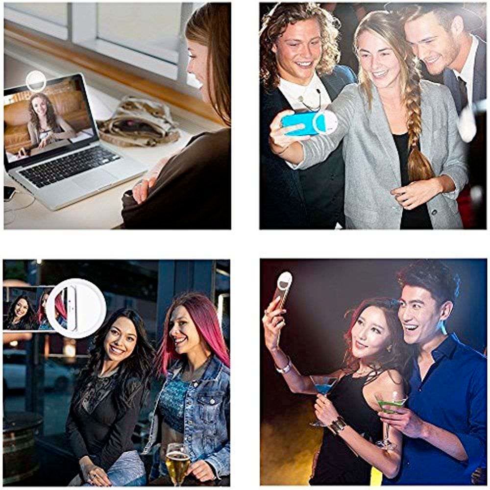 Portable Selfie Ring Clip-On for Phone