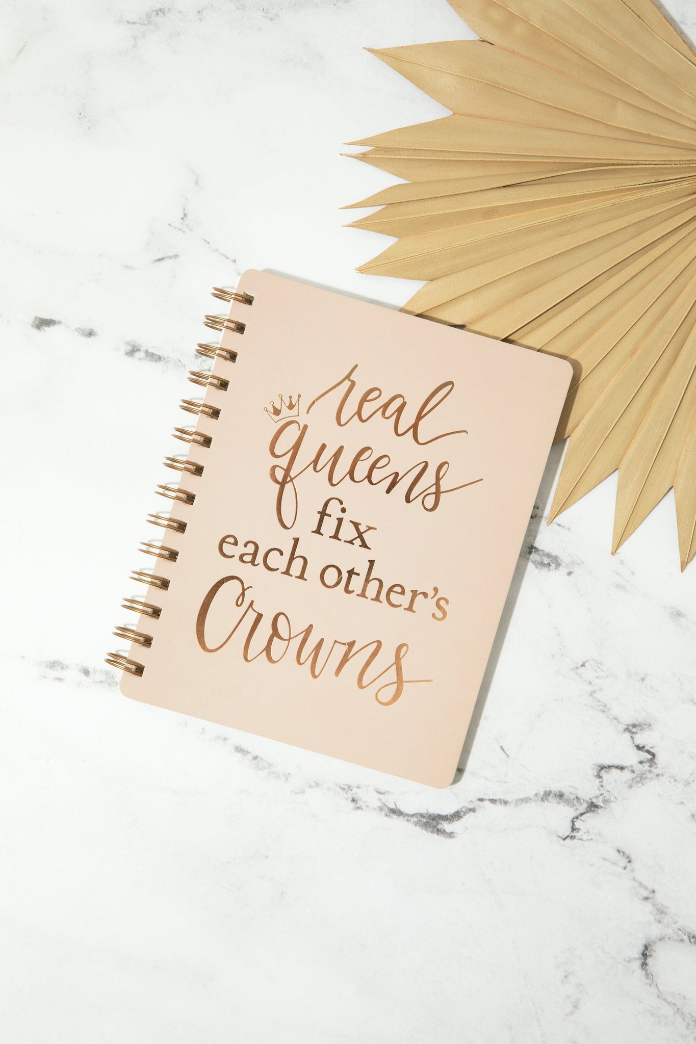 Real Queens Fix Each Other's Crowns Spiral Notebook