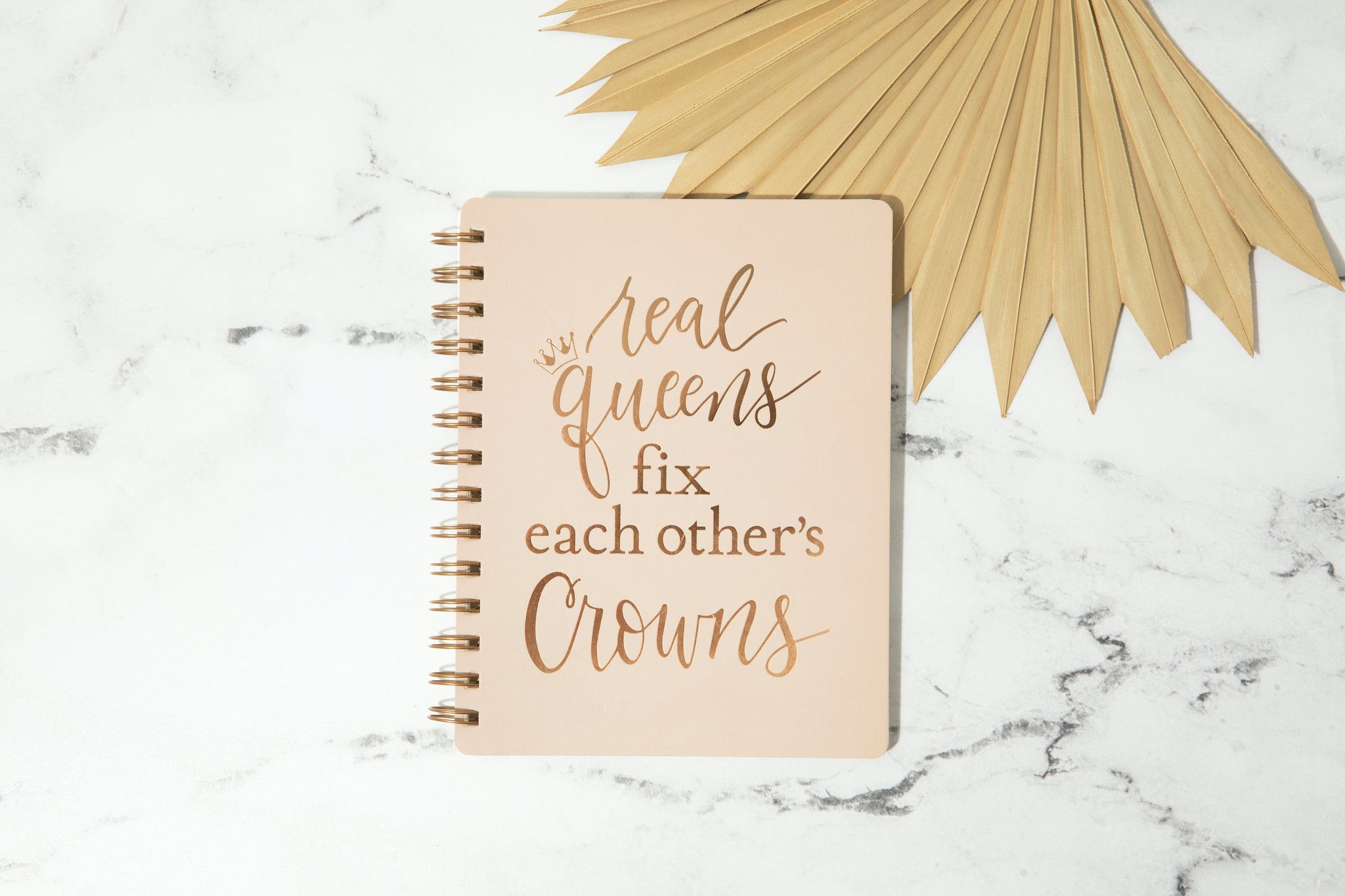 Real Queens Fix Each Other's Crowns Spiral Notebook