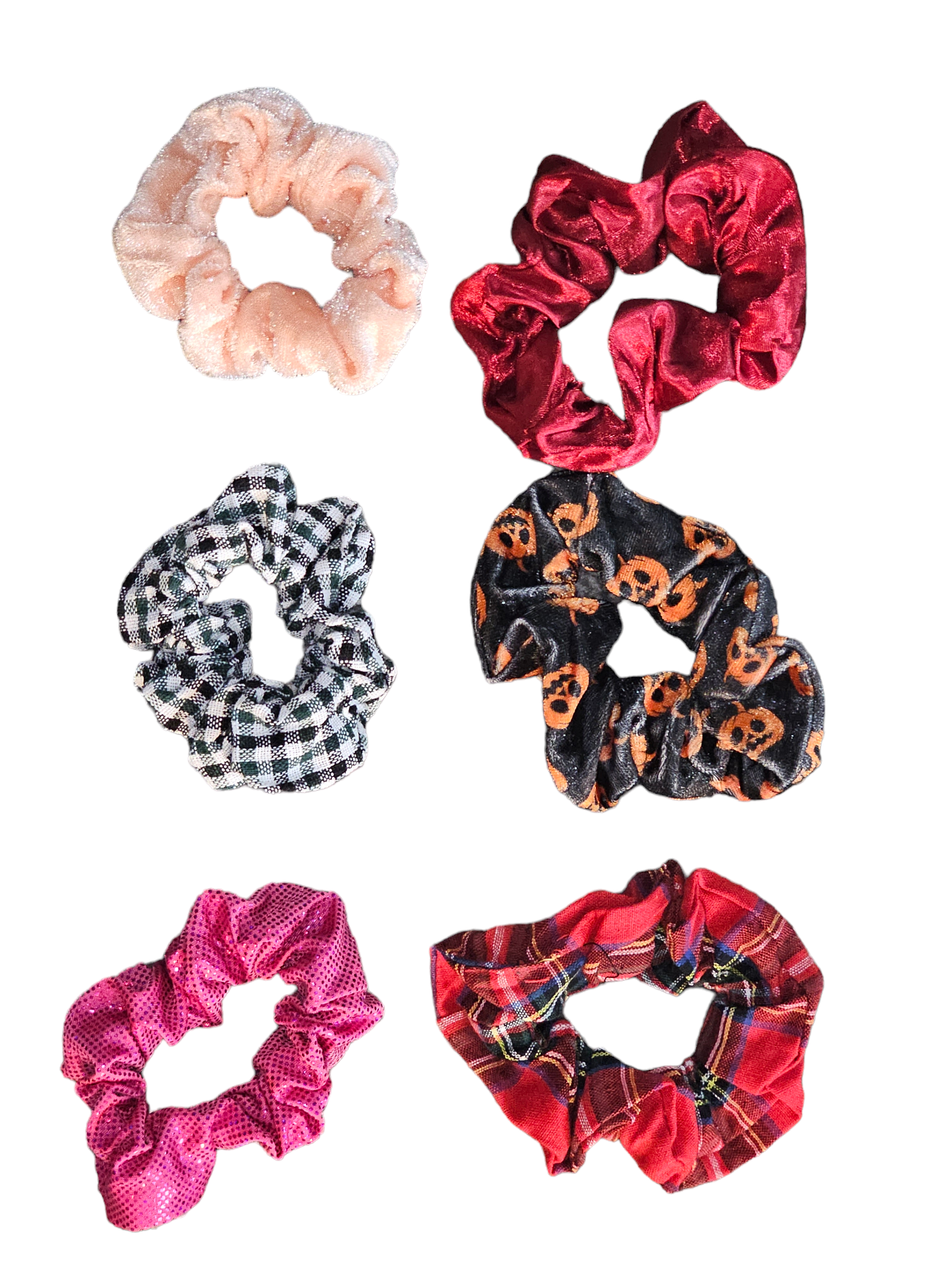 Sassy Designer Hair Scrunchies Assorted 15-Pack - Trendy Patterns